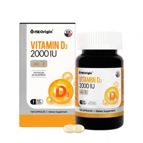 [NZ 오리진] 비타민 D3 2000IU (150mg*150캡슐)