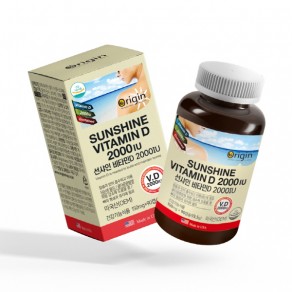 [오리진] 선샤인 비타민D 2000IU (90캡슐)
