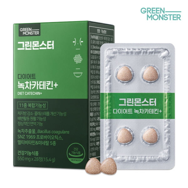 [그린몬스터] 다이어트 녹차카테킨플러스 (550mg*28정)