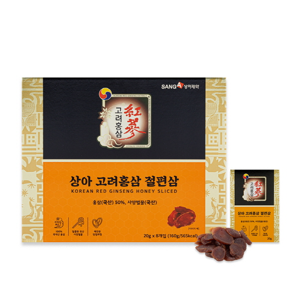 [상아제약] 고려홍삼 절편삼 (20g*8개입)