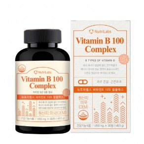 [뉴트리랩스] 비타민B 100 컴플렉스 (1,650mg*90정)