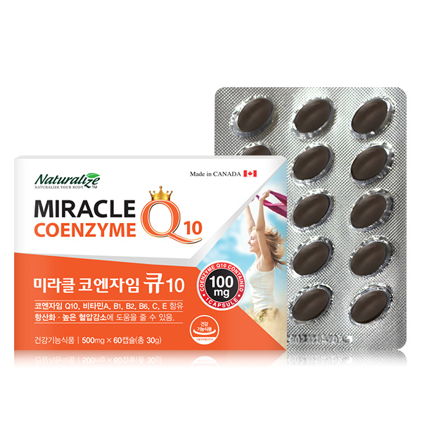 [네추럴라이즈] 미라클 코엔자임 큐10 (500mg*60캡슐)