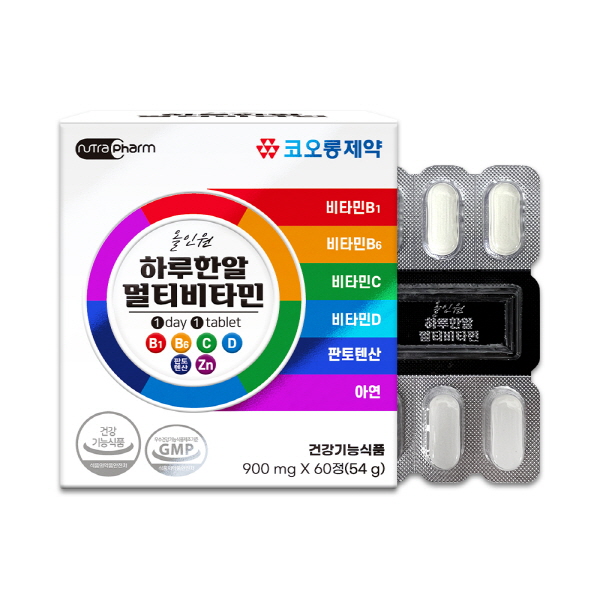 [코오롱제약] 올인원 하루한알 멀티비타민 60정 (900mg*60정)