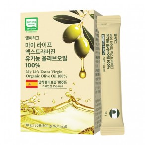 [헬씨허그] 마이라이프 엑스트라버진 유기농 올리브오일 100% (10g*30포)