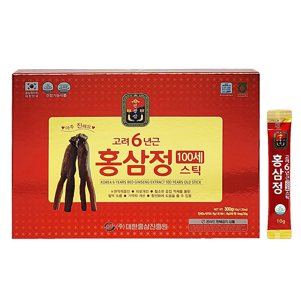 [대한홍삼진흥원] 고려6년근 홍삼정 100세스틱 (10g*30포)