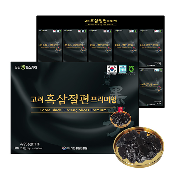 [뉴팜헬스케어] 고려흑삼절편 프리미엄 (20g*10개)