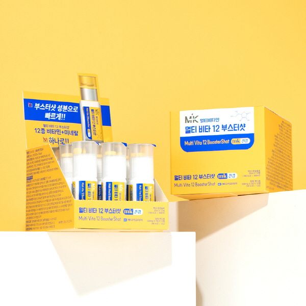 [MK] 멀티 비타12 부스터샷 (25ml*12병, 500mg*2정*12병)