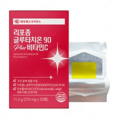 [제일헬스사이언스] 리포좀 글루타치온 90+ 비타민C (375mg*30매)