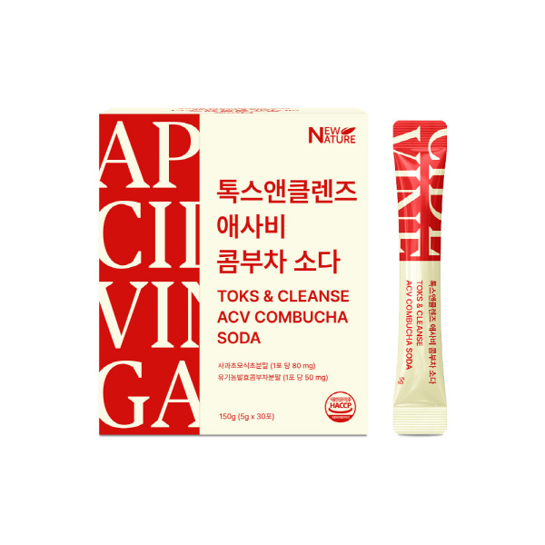 [톡스앤클렌즈] 애사비 콤부차 소다 (5g*30포)