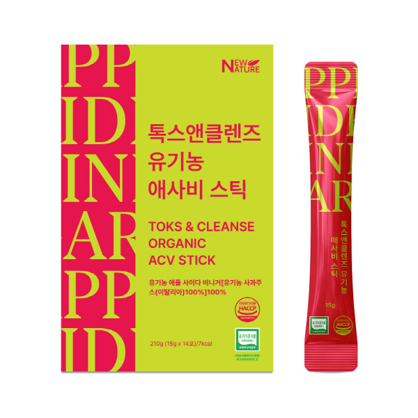 [톡스앤클렌즈] 유기농 애사비 스틱 (15g*14포)