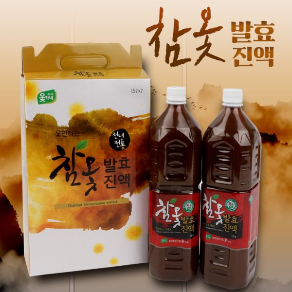 [옻가네] 참옻 발효진액 (1,500ml*2병)