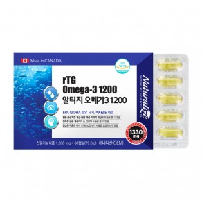[네추럴라이즈] 알티지 오메가3 1200 (1330mg*60캡슐)